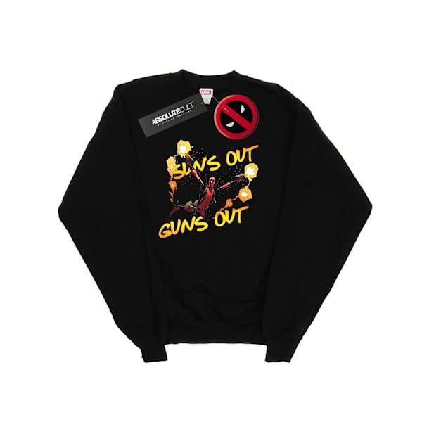 Marvel Dam/Kvinnor Deadpool Sun´s Out Guns Out Sweatshirt M B Black M