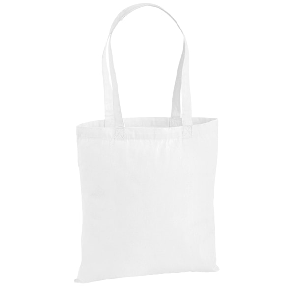 Westford Mill Premium Bomull Tote En Storlek Vit White One Size