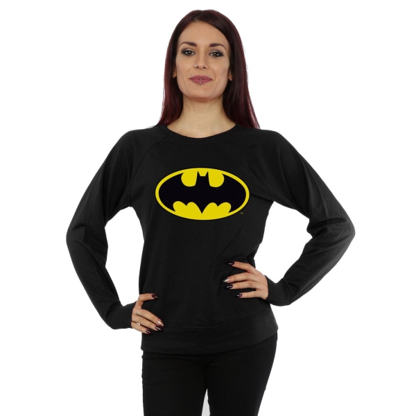 Batman Dam/Ladies logotyp bomullströja XL Svart Black XL