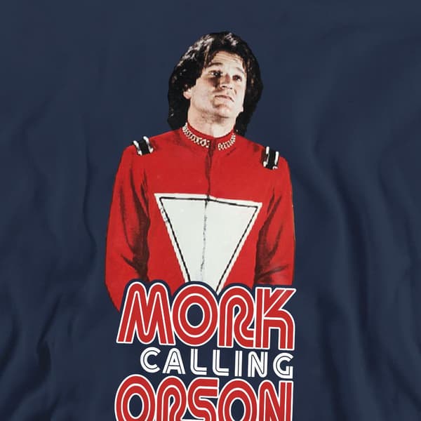 Mork And Mindy Unisex Vuxen Kom In Orson Sweatshirt S Marinblå Navy S