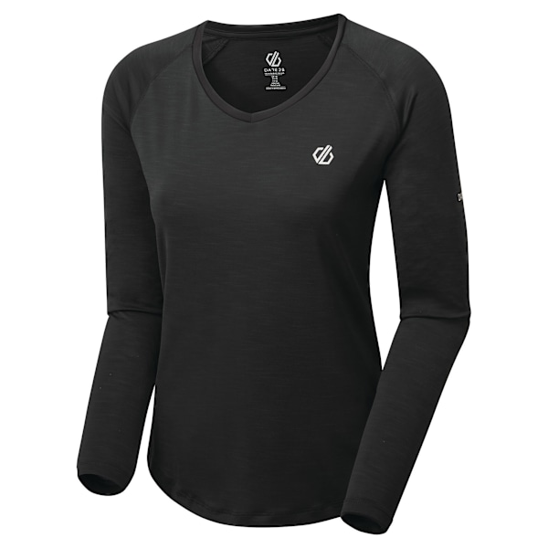 Dare 2B Dam/Dam Discern Långärmad T-shirt 14 UK Svart Black 14 UK
