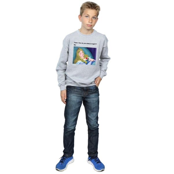 Disney Boys Sleeping Beauty Meme Sweatshirt 9-11 år Sports G Sports Grey 9-11 Years