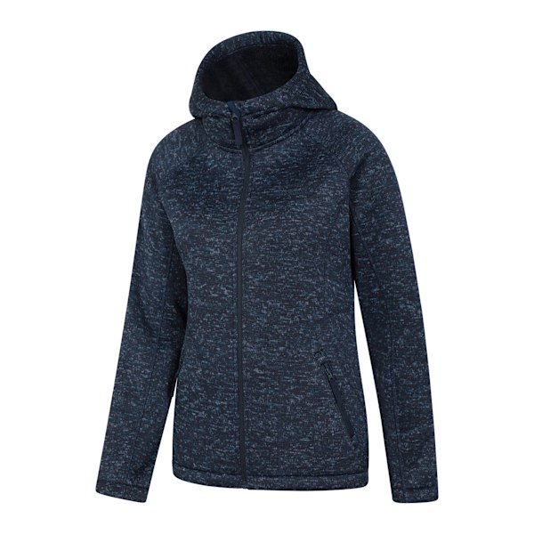 Mountain Warehouse Nevis Helly Zip Hoodie för Kvinnor/Dam 10 UK Mörkblå Dark Blue 10 UK