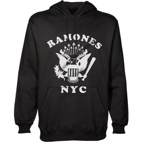 Ramones Unisex Adult New York Pullover Hoodie L Svart Black L