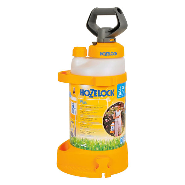 Hozelock tryckspruta Plus 7L vit/gul White/Yellow 7L