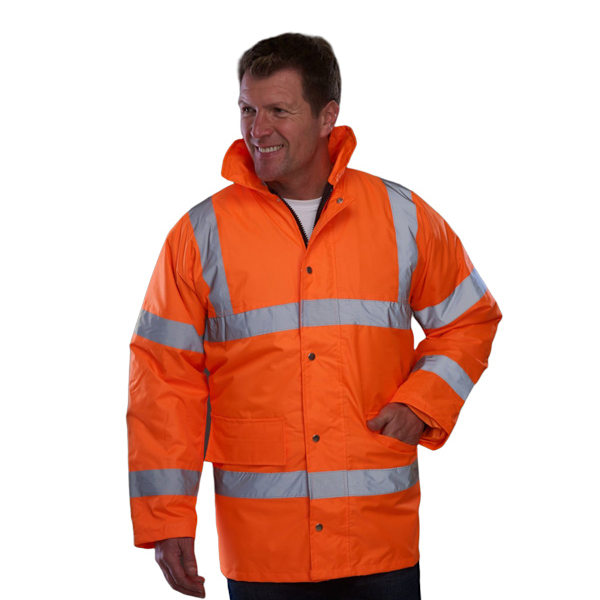 Yoko Hi-Vis vägsäkerhetsjacka för män (2-pack) S Hi Vis Orange Hi Vis Orange S