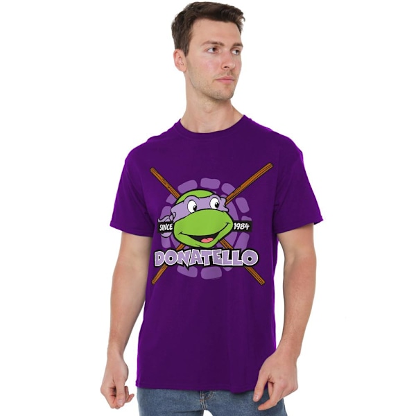 Teenage Mutant Ninja Turtles Herr T-shirt Sedan 1984 Donatello Purple 3XL