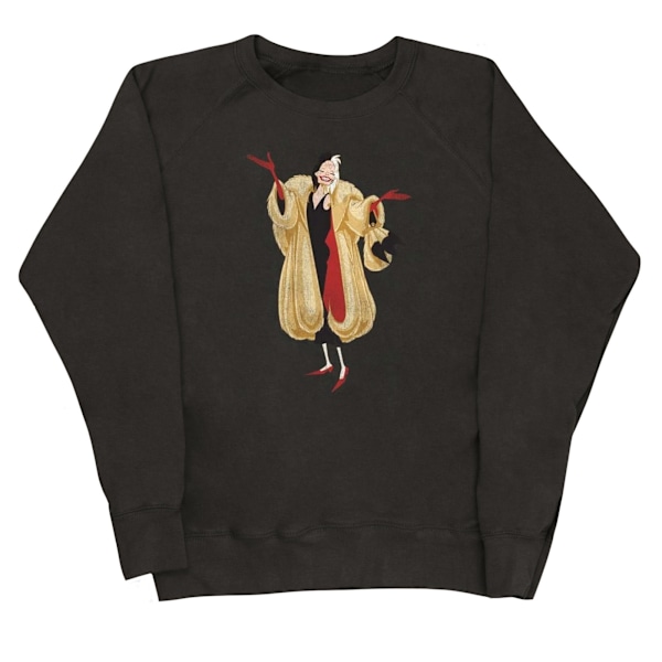 101 Dalmatiner Kvinnor/Dam Klassisk Cruella De Vil Heather Swe Light Graphite L