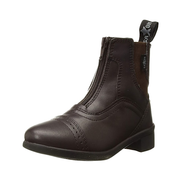 Saxon Barn/Kids Syntovia Zip Paddock Boots 2 UK Brun Brown 2 UK
