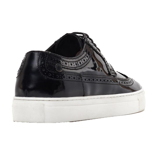 Base London Herr Mickey Läder Brogues 8 UK Svart Black 8 UK