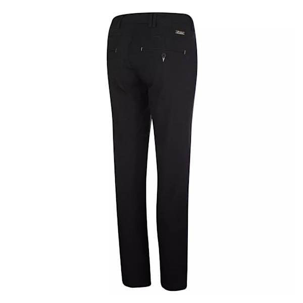Island Green Damkläder för Kvinnor/Dam Bonded All Weather Golfbyxor 18 Black 18 UK S