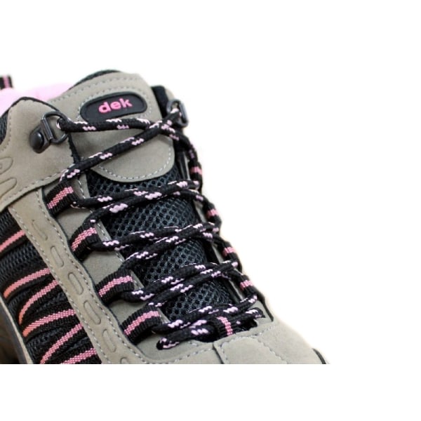 Dek Dam/Dam Grassmere Ankel Trek & Trail Boots med snörning 3 Grey/Pink 3 UK