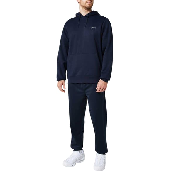Slazenger Herr Komfort Polyester Träningsbyxor M Marinblå Navy M