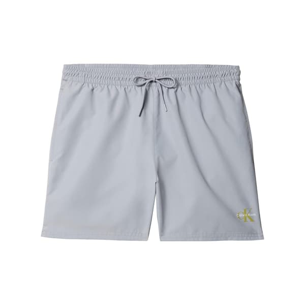 Calvin Klein Herr Logotyp Badshorts S Misty Grey Misty Grey S