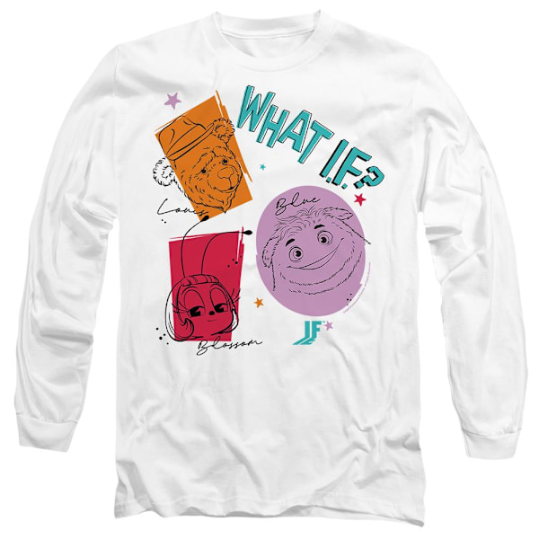 IF Unisex Vuxen What If Outline T-Shirt L Vit White L