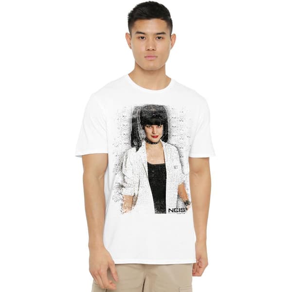 NCIS Herr Abby Skulls T-shirt M Vit White M