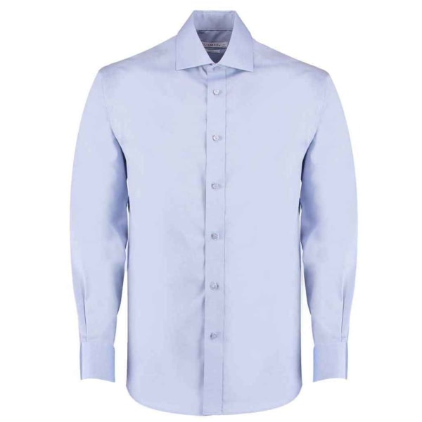 Kustom Kit Herr Executive Oxford långärmad skjorta 16in ljus Light Blue 16in