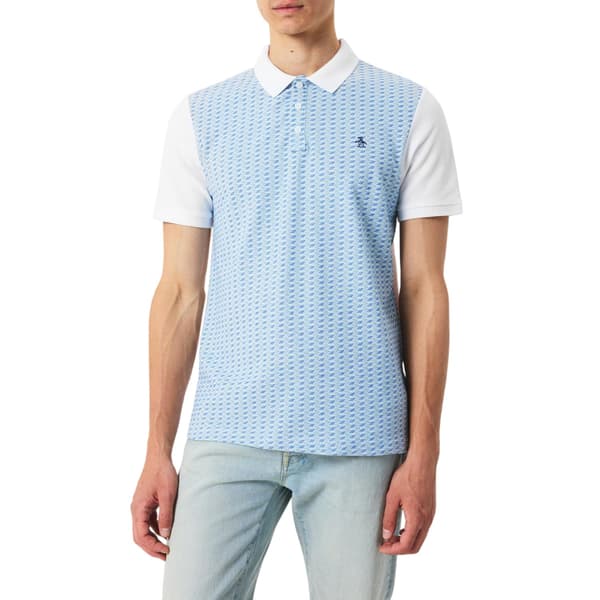 Original Penguin Herrbroderad Regular Pikétröja S Vit White S