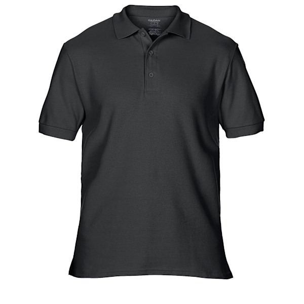 Gildan Premium Cotton Sport Double Pique Poloskjorta 2XL Svart Black 2XL