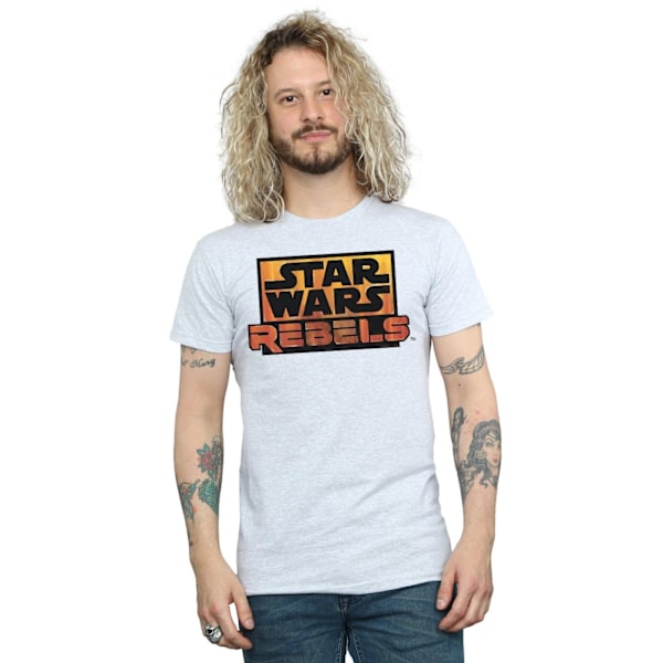 Star Wars Herr Rebel Logo T-shirt 3XL Sports Grey Sports Grey 3XL