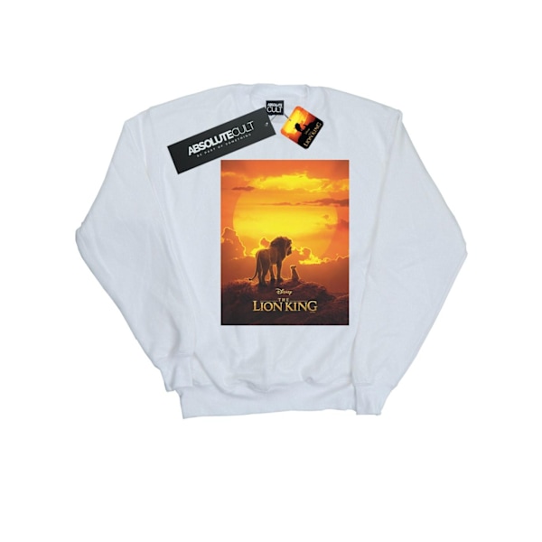 Disney Girls The Lion King Movie Sunset Poster Sweatshirt 12-13 White 12-13 Years