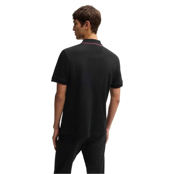 Boss Herr Regular Pikétröja M Svart Black M