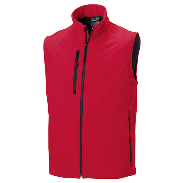 Russell Herr 3-lagers Soft Shell Gilet Jacka M Klassisk Röd Classic Red M