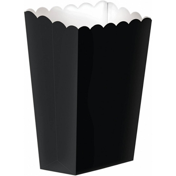 Amscan Papperspopcornhållare (5-pack) One Size Svart Black One Size