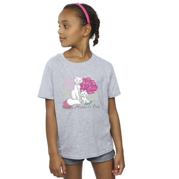 Disney Girls The Aristocats Mother´s Day Bomull T-shirt 5-6 år Sports Grey 5-6 Years
