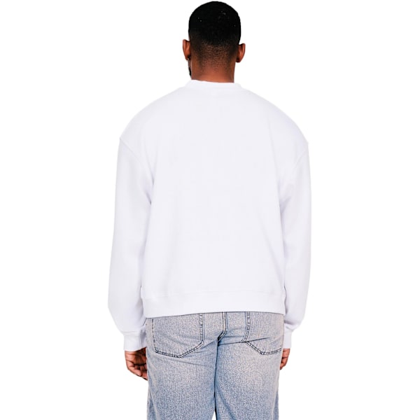 Casual Classics Herr Ringspun Bomull Förlängd Halsringning Oversize White M