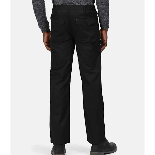 Regatta Cargo byxor för män 32L Svart Black 32L