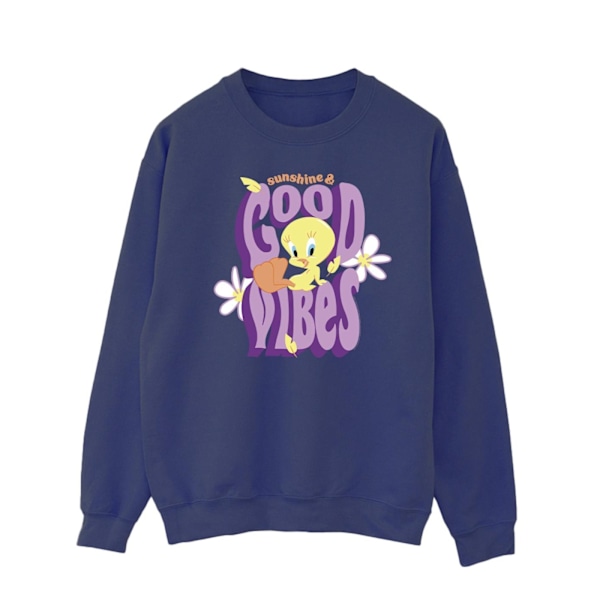 Looney Tunes Mens Tweeday Sunshine & Good Vibes Sweatshirt XL N Navy Blue XL