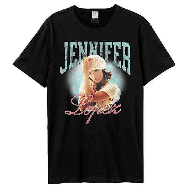 Amplified Unisex Vuxen Jennifer Lopez T-shirt M Svart Black M