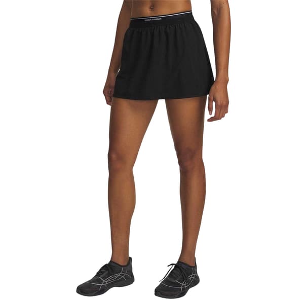 Under Armour Dam/Dam Performance Vävd Skort med Sidoficka Black/Grey 10 UK R
