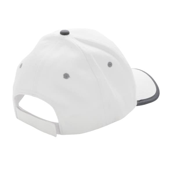XD Collection Impact Aware Kontrast Borstad Bomull 6-Panel Keps White One Size