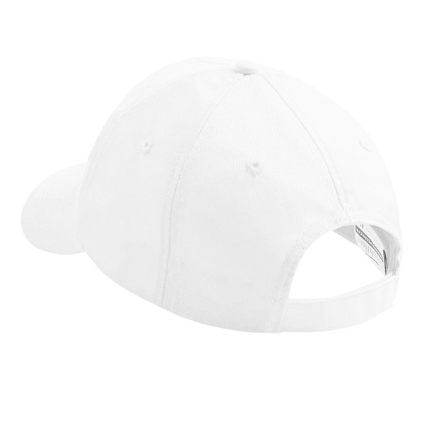 Beechfield Plain Unisex Junior Original 5 Panel Baseball Cap On White One Size