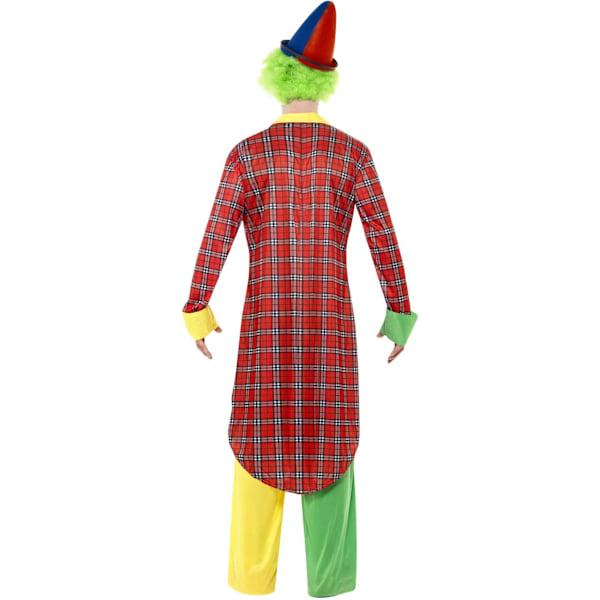 Smiffys Herr Deluxe La Clown Kostymset L Flerfärgad Multicoloured L