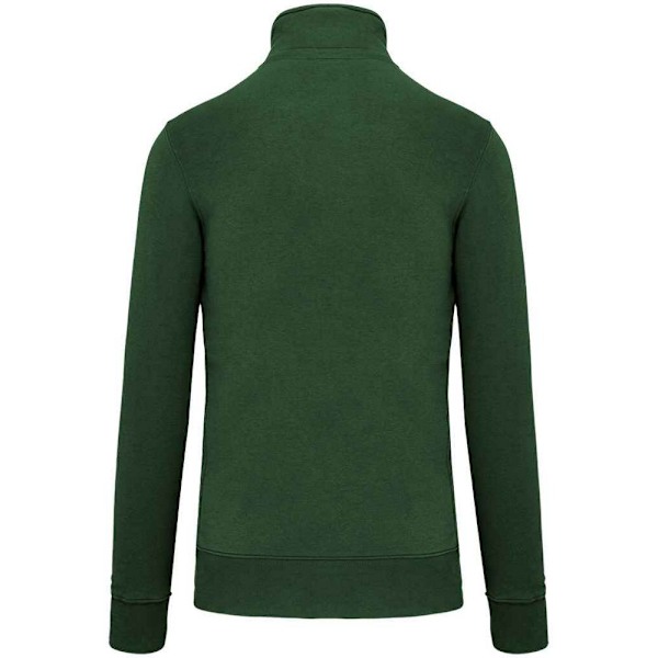 Kariban Herr Zip Neck Sweatshirt S Forest Green Forest Green S