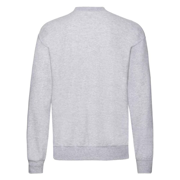 Fruit of the Loom Classic Heather Drop Shoulder Sweatshirt för män Heather Grey 4XL