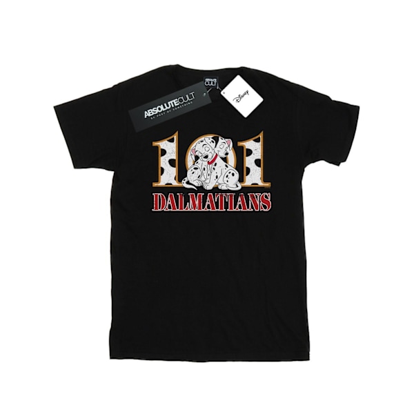 Disney Dam/Damer 101 Dalmatiner Valphund Kram Bomull Pojkvän Black M