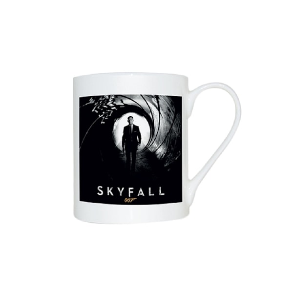 James Bond Skyfall Mug En Storlek Vit/Svart White/Black One Size