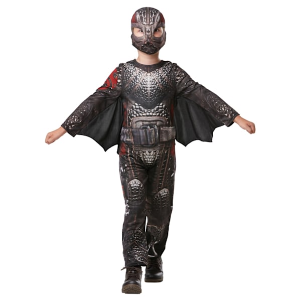 Hur man tränar din drake Barn/Barn Deluxe Hiccup Battlesui Grey 3-4 Years