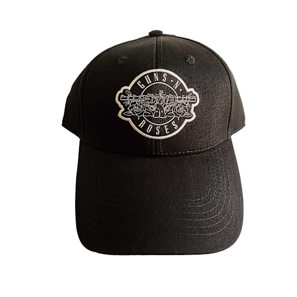 Guns N Roses Unisex Vuxen Cirkellogotyp Baseballkeps One Size Bla Black/White One Size