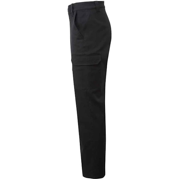 Premier Unisex Vuxen Stretchchecker Cargobyxor XL R Svart Black XL R