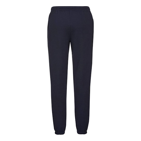 Fruit of the Loom herr Classic elastiska fållar joggingbyxor Navy M