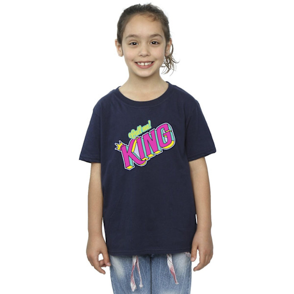 Disney Girls The Lion King Classic King Cotton T-Shirt 12-13 År Navy Blue 12-13 Years