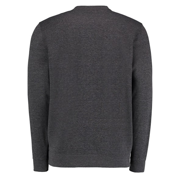 Kustom Kit Herr Klassisk Drop Shoulder Sweatshirt L Mörkgrå Melange Dark Grey Marl L