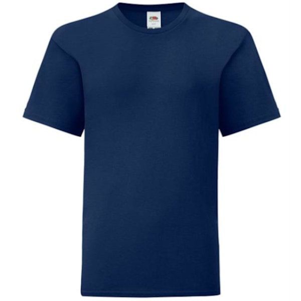 Fruit Of The Loom Barn/Barn Iconic T-Shirt 9-11 År Marinblå Navy 9-11 Years