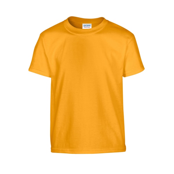 Gildan Barn/Kids Kraftig Bomulls T-shirt M Guld Gold M