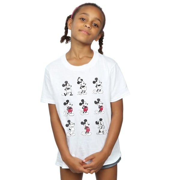 Disney Girls Mickey Mouse Evolution Bomull T-shirt 5-6 år Vit White 5-6 Years